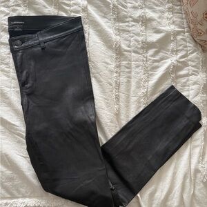 Club Monaco Leather Pants